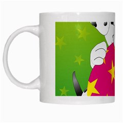 Dalmatians Dog Puppy Animal Pet White Mugs by Nexatart