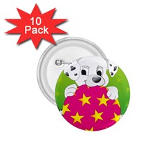 Dalmatians Dog Puppy Animal Pet 1 75  Buttons (10 Pack) by Nexatart