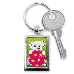 Dalmatians Dog Puppy Animal Pet Key Chains (Rectangle)  Front