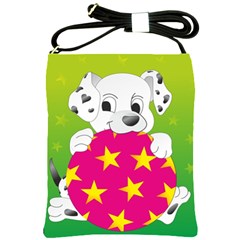 Dalmatians Dog Puppy Animal Pet Shoulder Sling Bags by Nexatart