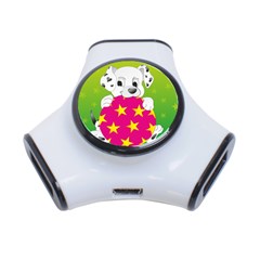 Dalmatians Dog Puppy Animal Pet 3-port Usb Hub by Nexatart