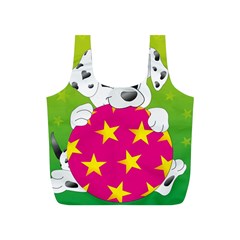 Dalmatians Dog Puppy Animal Pet Full Print Recycle Bags (s)  by Nexatart