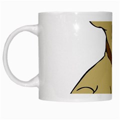 Dog Cute Sitting Puppy Pet White Mugs by Nexatart