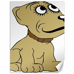 Dog Cute Sitting Puppy Pet Canvas 36  X 48   by Nexatart