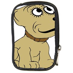 Dog Cute Sitting Puppy Pet Compact Camera Cases by Nexatart