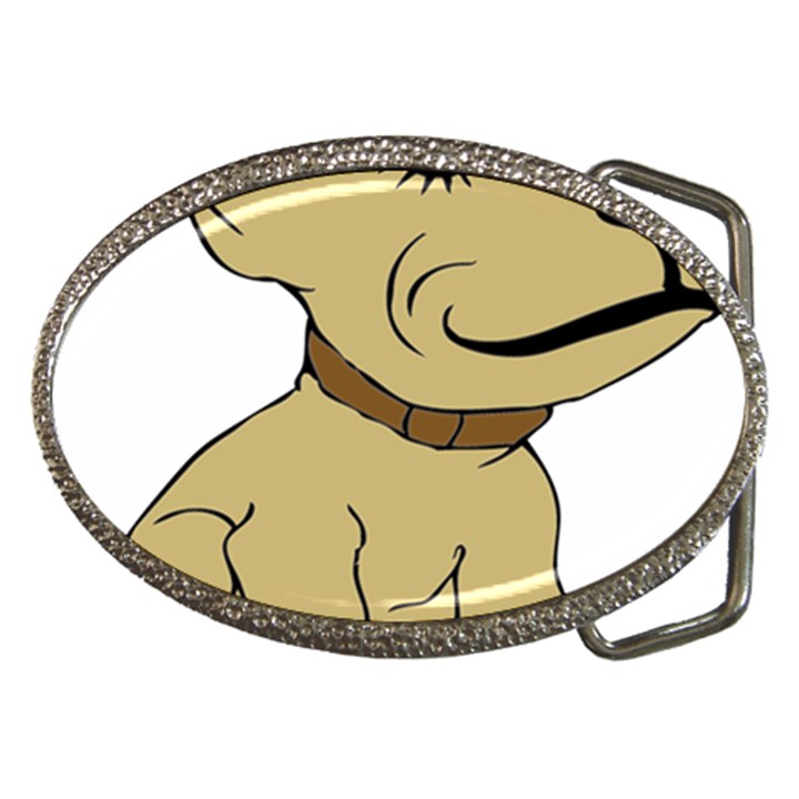 Dog Cute Sitting Puppy Pet Belt Buckles