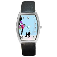 Woman Girl Lady Female Young Barrel Style Metal Watch