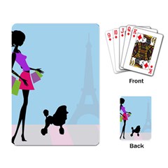 Woman Girl Lady Female Young Playing Card by Nexatart