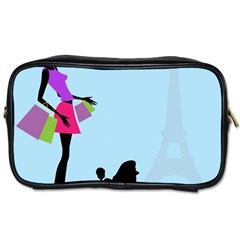 Woman Girl Lady Female Young Toiletries Bags by Nexatart