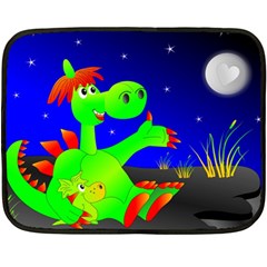 Dragon Grisu Mythical Creatures Fleece Blanket (mini) by Nexatart