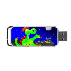 Dragon Grisu Mythical Creatures Portable Usb Flash (one Side) by Nexatart