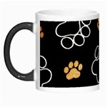 Dog Pawprint Tracks Background Pet Morph Mugs Left