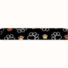 Dog Pawprint Tracks Background Pet Small Bar Mats by Nexatart