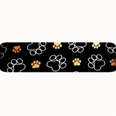 Dog Pawprint Tracks Background Pet Large Bar Mats by Nexatart