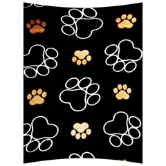 Dog Pawprint Tracks Background Pet Back Support Cushion by Nexatart