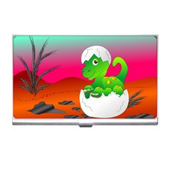 Dinosaur Dino Baby Dino Lizard Business Card Holders by Nexatart