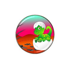 Dinosaur Dino Baby Dino Lizard Hat Clip Ball Marker by Nexatart