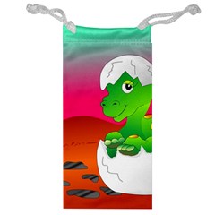 Dinosaur Dino Baby Dino Lizard Jewelry Bags by Nexatart