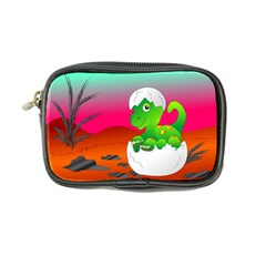 Dinosaur Dino Baby Dino Lizard Coin Purse by Nexatart