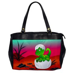 Dinosaur Dino Baby Dino Lizard Office Handbags by Nexatart