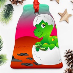 Dinosaur Dino Baby Dino Lizard Ornament (bell)