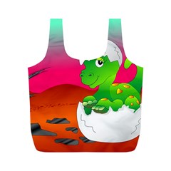 Dinosaur Dino Baby Dino Lizard Full Print Recycle Bags (m)  by Nexatart