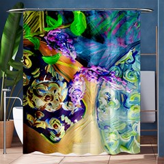 Blue Lilac On A Countertop 3 Shower Curtain 60  X 72  (medium)  by bestdesignintheworld