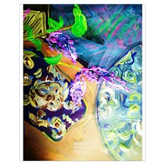 Blue Lilac On A Countertop 3 Drawstring Bag (small)