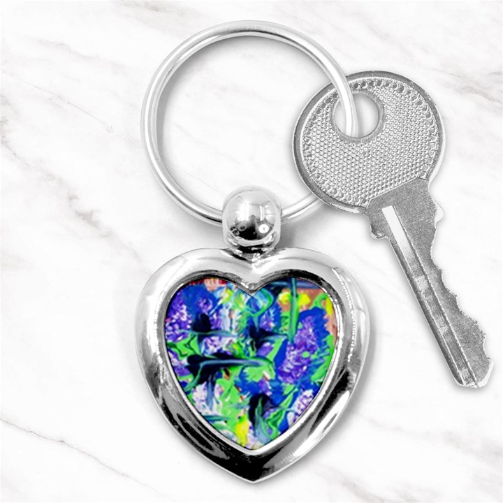 Lilac 3 Key Chains (Heart) 