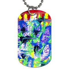 Lilac 3 Dog Tag (one Side) by bestdesignintheworld