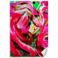 Flamingo   Child Of Dawn 5 Canvas 12  X 18   by bestdesignintheworld