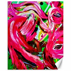 Flamingo   Child Of Dawn 5 Canvas 11  X 14   by bestdesignintheworld