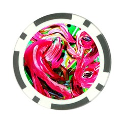 Flamingo   Child Of Dawn 5 Poker Chip Card Guard by bestdesignintheworld