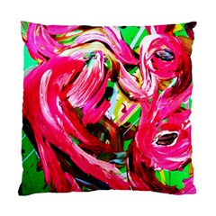 Flamingo   Child Of Dawn 5 Standard Cushion Case (two Sides) by bestdesignintheworld