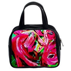 Flamingo   Child Of Dawn 5 Classic Handbags (2 Sides) by bestdesignintheworld