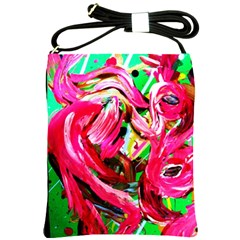 Flamingo   Child Of Dawn 5 Shoulder Sling Bags by bestdesignintheworld