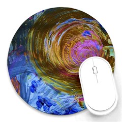 June Gloom 2 Round Mousepads by bestdesignintheworld