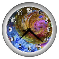 June Gloom 2 Wall Clocks (silver)  by bestdesignintheworld