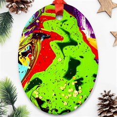 Untitled Island 3 Ornament (oval) by bestdesignintheworld