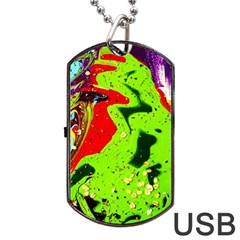 Untitled Island 3 Dog Tag Usb Flash (two Sides) by bestdesignintheworld