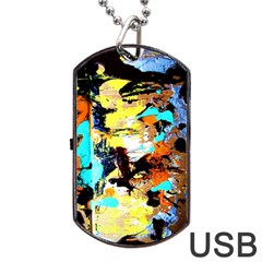 Fragrance Of Kenia 4 Dog Tag Usb Flash (one Side) by bestdesignintheworld