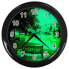 Hot Day In Dallas 24 Wall Clocks (black) by bestdesignintheworld