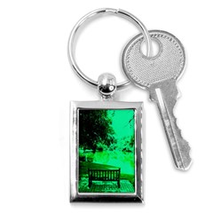 Hot Day In Dallas 24 Key Chains (rectangle)  by bestdesignintheworld