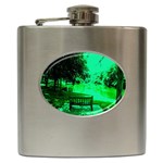 Hot Day In Dallas 24 Hip Flask (6 oz) Front