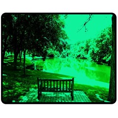 Hot Day In Dallas 24 Fleece Blanket (medium)  by bestdesignintheworld