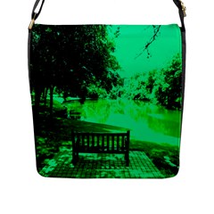 Hot Day In Dallas 24 Flap Messenger Bag (l)  by bestdesignintheworld