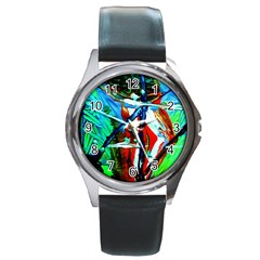 Depression 4 Round Metal Watch by bestdesignintheworld