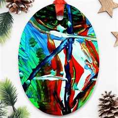 Depression 4 Ornament (oval) by bestdesignintheworld