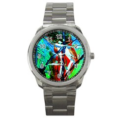 Depression 4 Sport Metal Watch by bestdesignintheworld