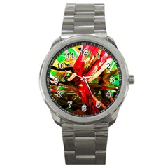 Flamingo   Child Of Dawn 4 Sport Metal Watch by bestdesignintheworld